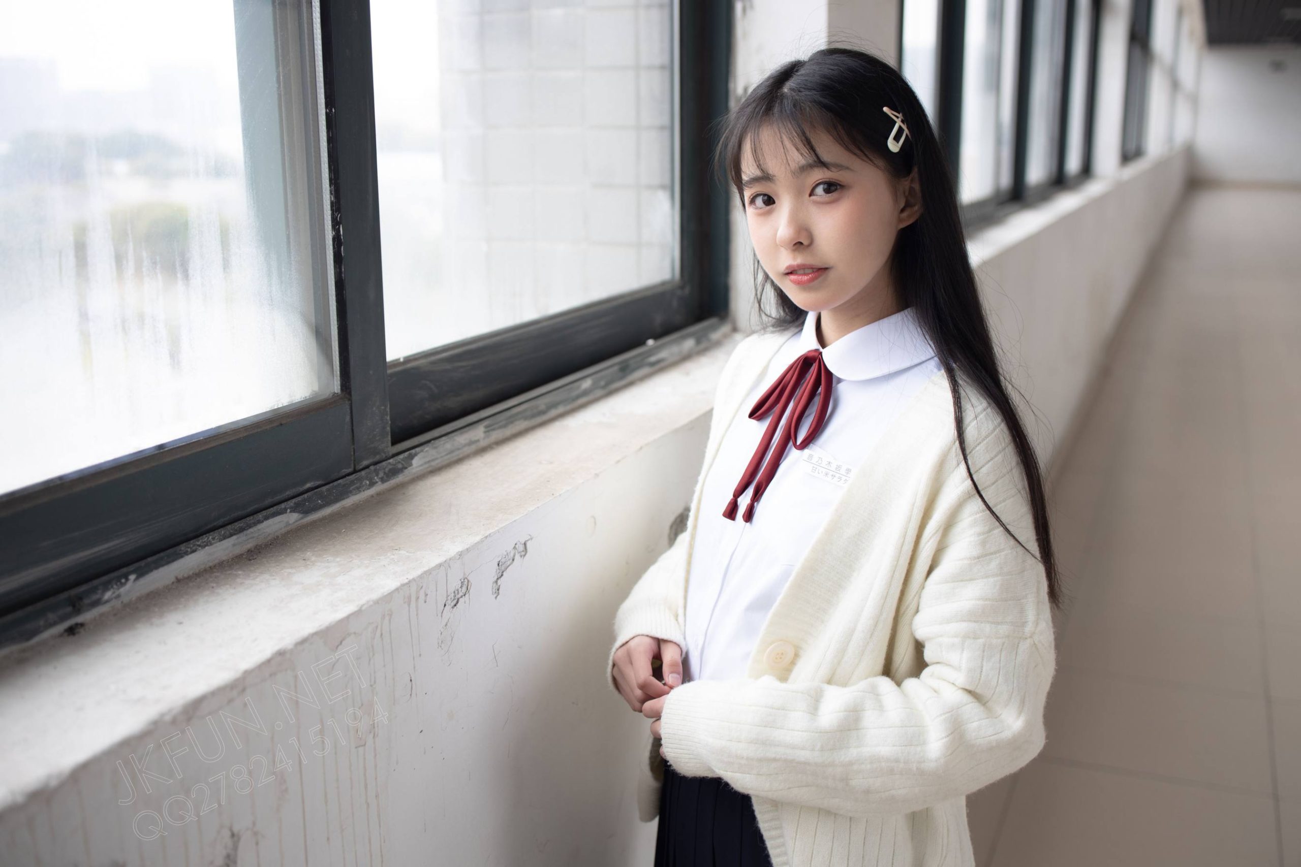 图片[2]-甜美可人的白丝姑娘【127P】20011-街头图