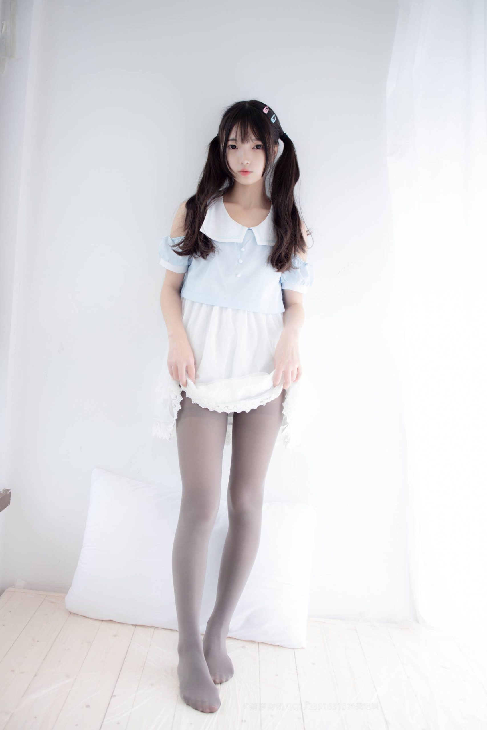 图片[4]-超级甜美的灰丝小姑娘【86P】20005-街头图