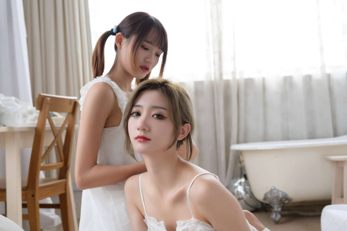 图片[4]-【免费】弹尤克里里的双马尾齐刘海女孩【35P】20024-街头图