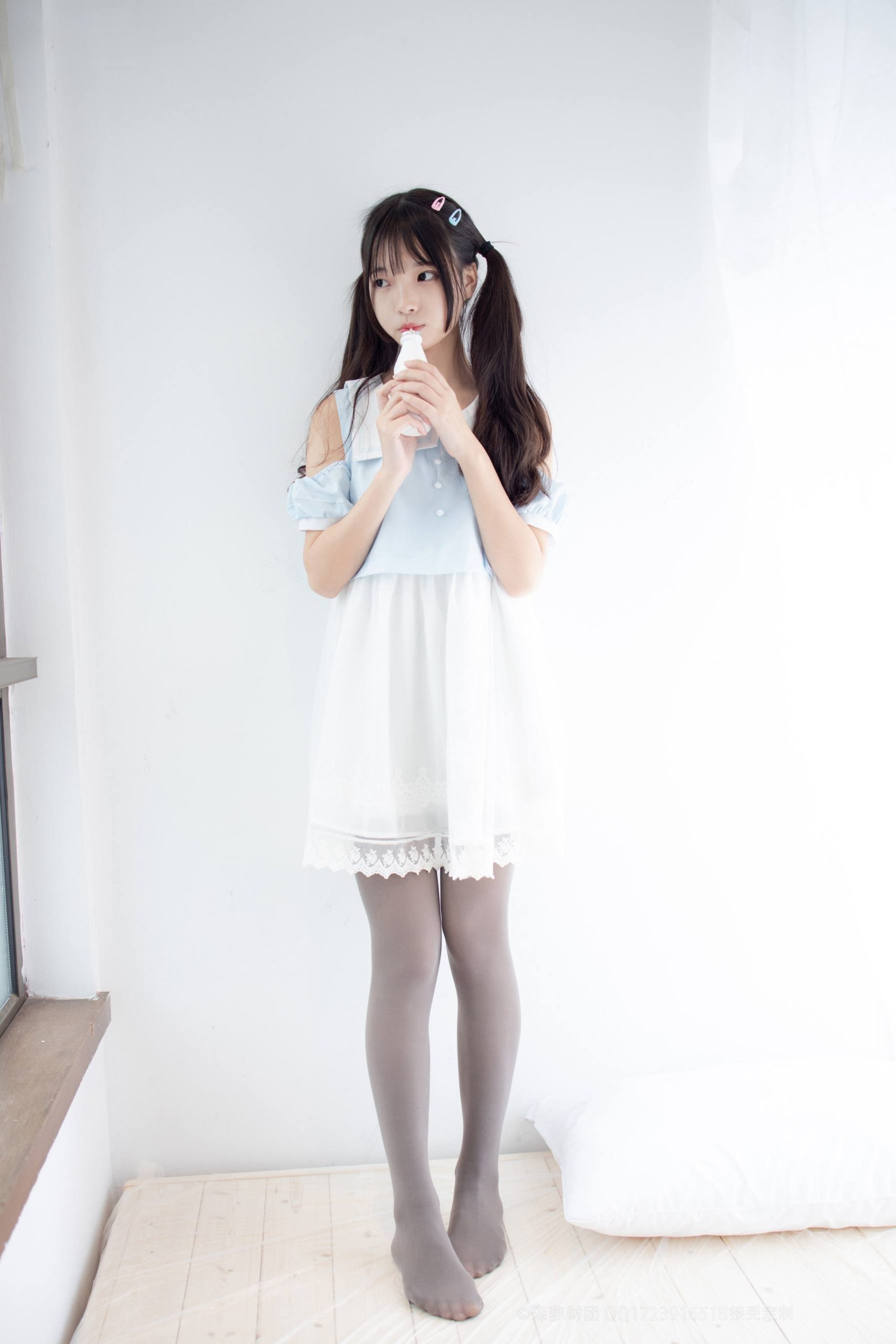 图片[6]-超级甜美的灰丝小姑娘【86P】20005-街头图