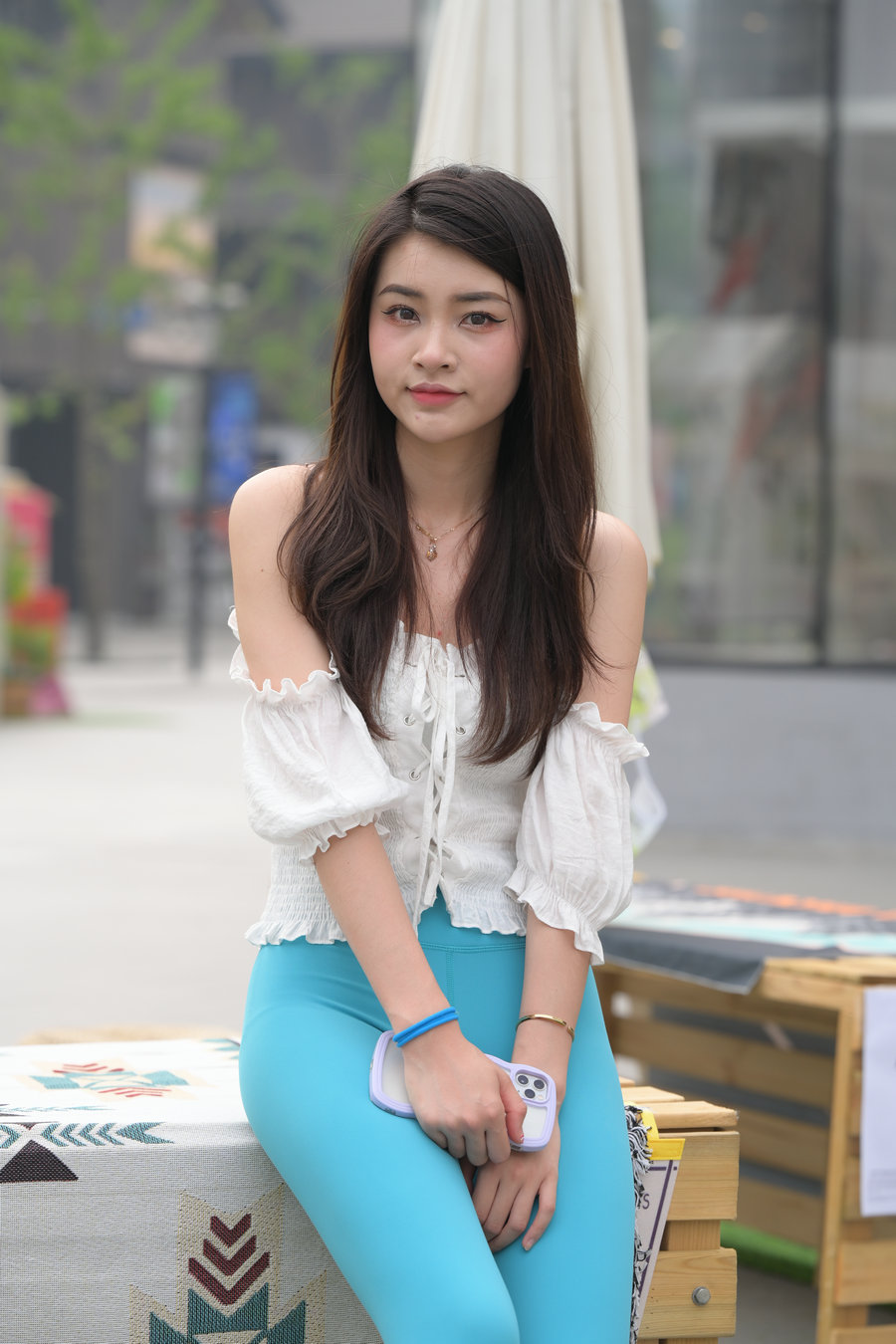 图片[2]-蓝色瑜伽裤漂亮女孩 J3299 769P-12.9GB-街头图