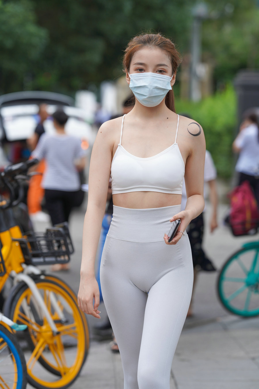 图片[2]-灰色瑜伽裤女孩 J1323 723P4V-17.9GB-街头图