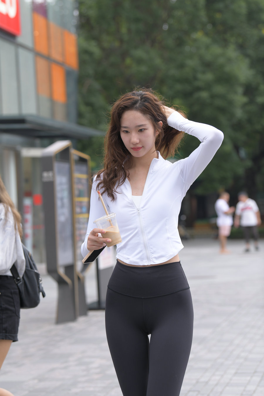 图片[3]-像刘亦菲的黑色瑜伽裤女孩J2237 340P1V-14.8GB-街头图