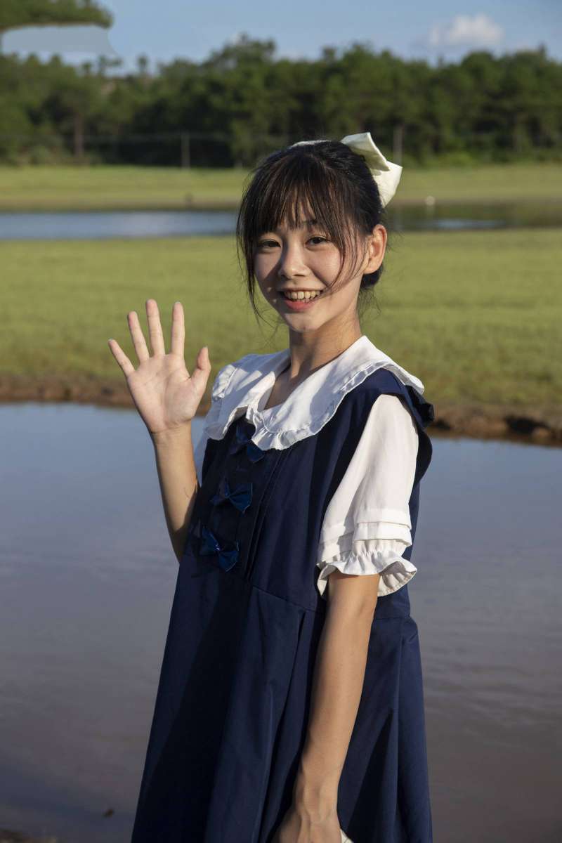 图片[5]-非常甜美的牛仔裙女孩【226P】20021-街头图