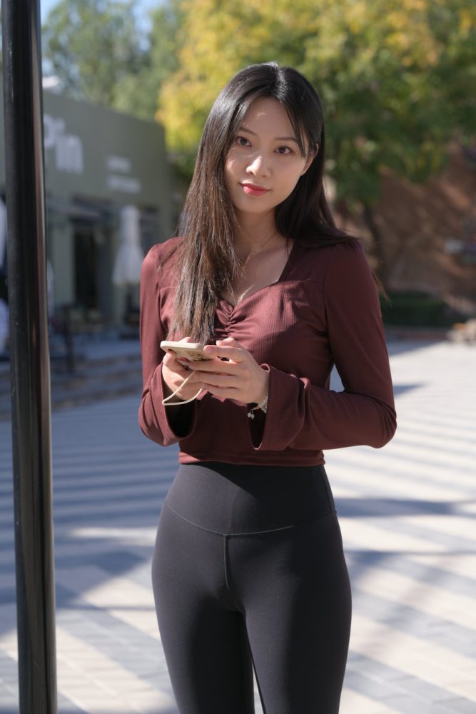 非常漂亮的瑜伽裤女孩 J3440 451P-9.18GB-街头图