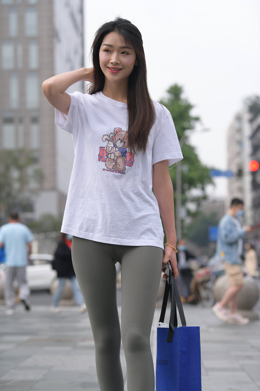 图片[1]-一身休闲装的瑜伽裤女孩J2961 709P1V-24.1GB-街头图