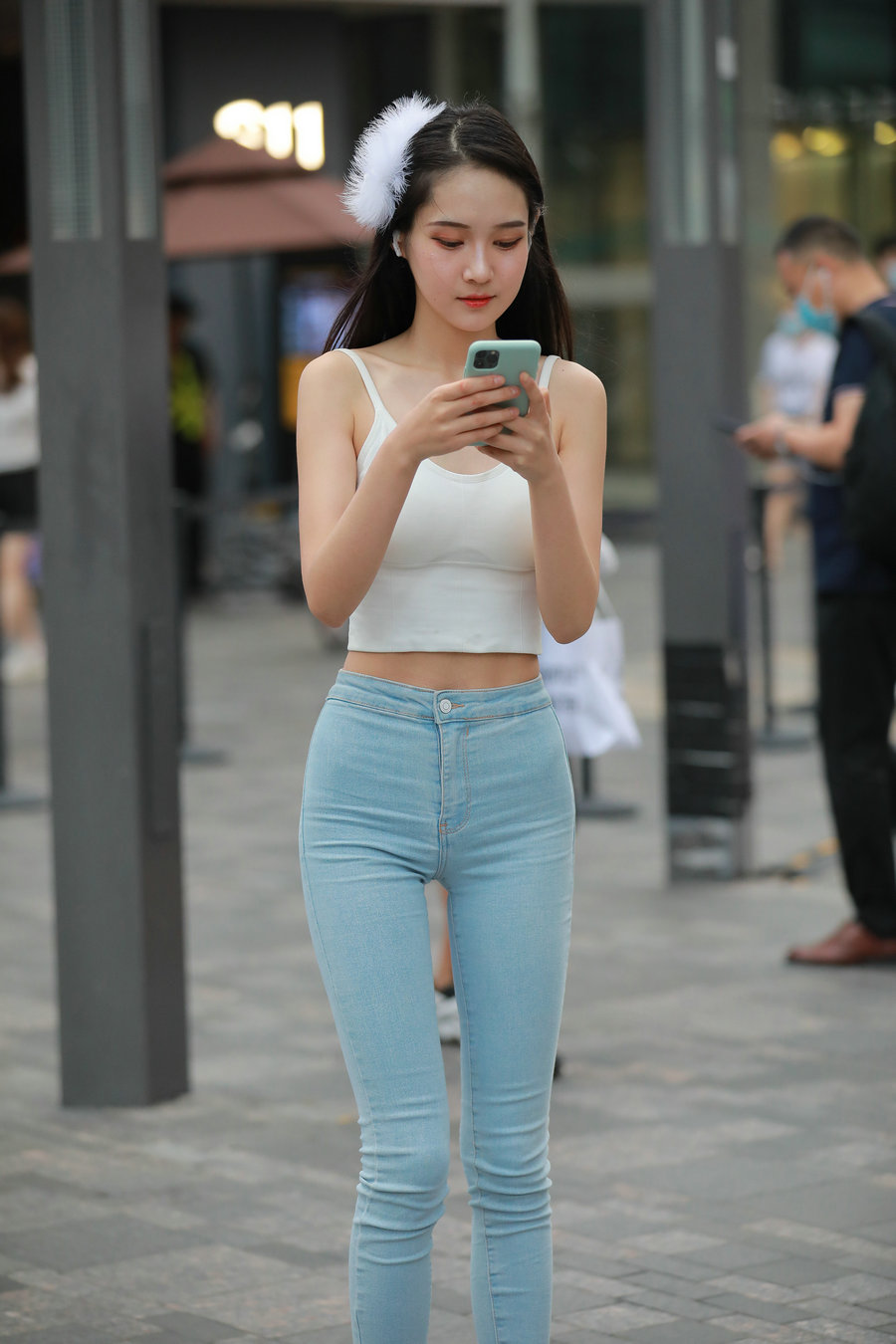 图片[3]-非常漂亮的牛仔裤女孩 J2144 98P1V-1.92GB-街头图