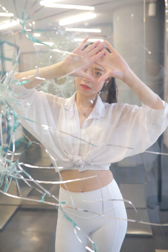 白色瑜伽裤女孩J2145 861P2V-22.3GB-街头图