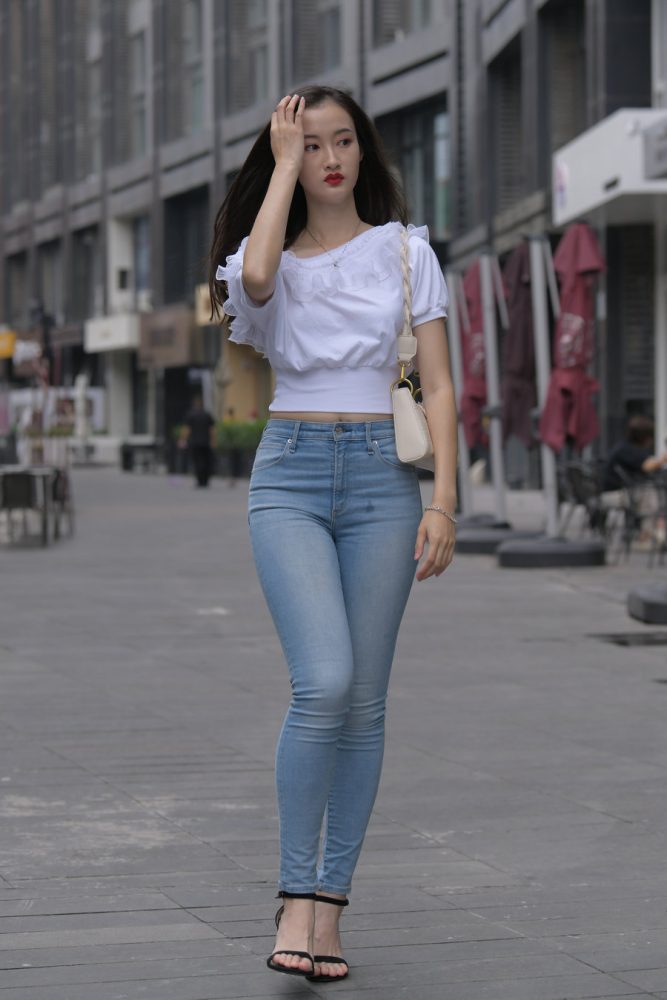 紧身牛仔裤女孩J2177 370P2V-19.4GB-街头图