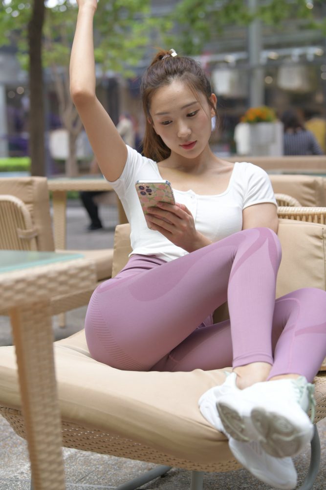 图片[6]-香芋色瑜伽裤高马尾漂亮女孩J2206 545P1V-19.1GB-街头图