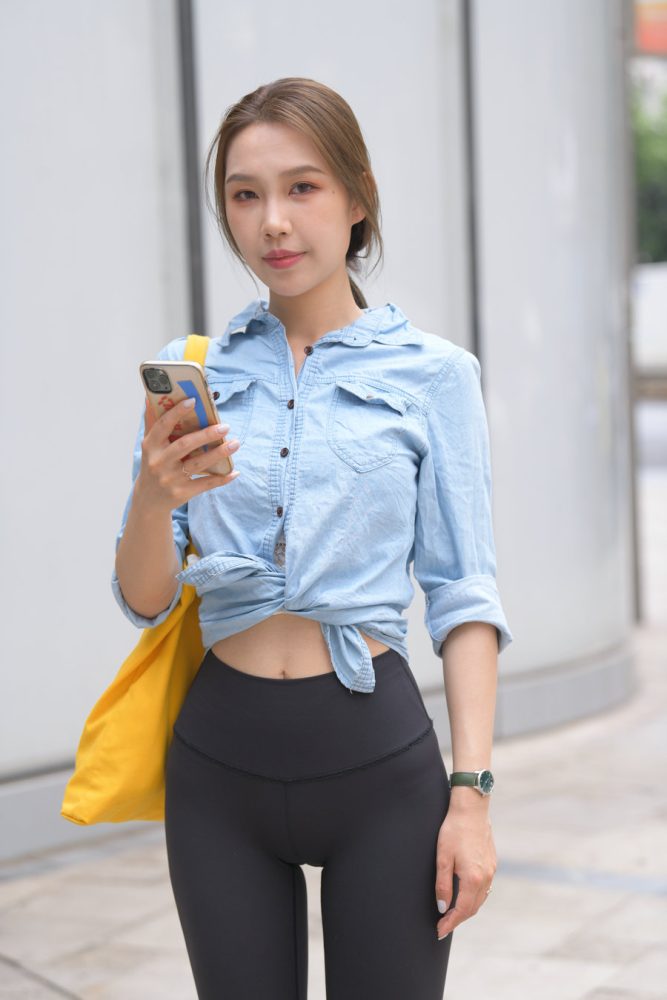 非常漂亮的瑜伽裤女孩J1990 733P1V-27.9GB-街头图