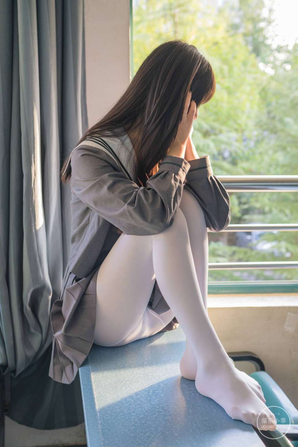 图片[4]-白丝清纯少女真的太可爱了【60P】20001-街头图