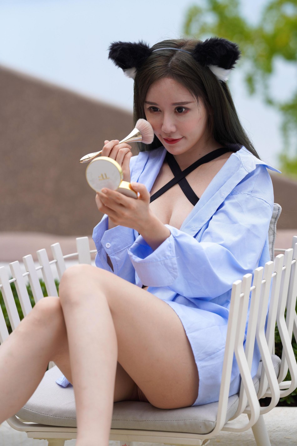 图片[5]-可爱的猫耳朵比基尼美少女【394P】00043-街头图