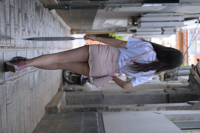 非常清纯甜美的短裙姑娘在逛街【458P】00052-街头图