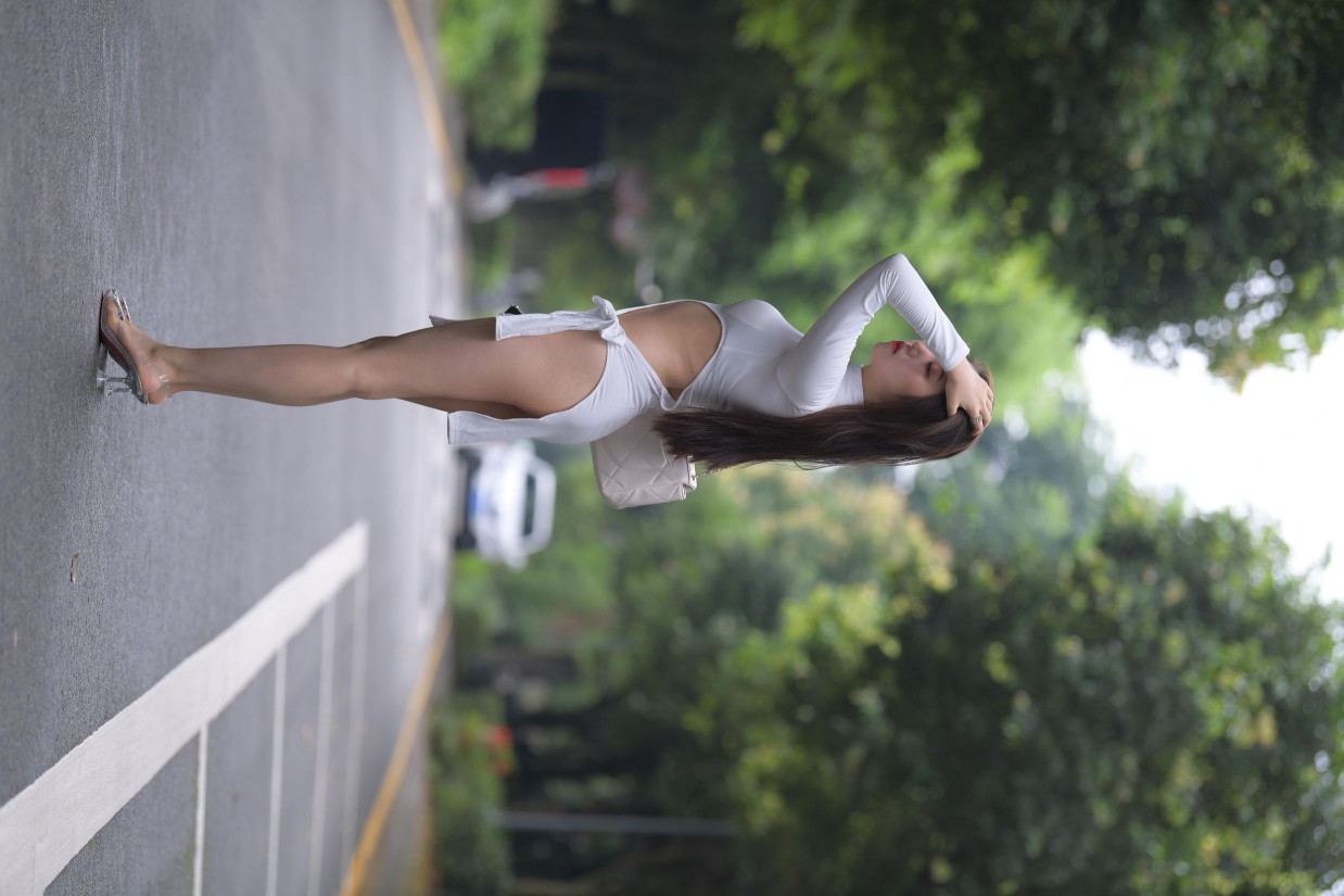 图片[4]-妹妹好漂亮的白色裙子【432P】00066-街头图