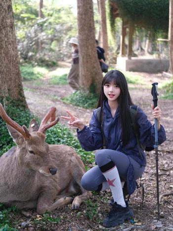 图片[5]-爱爬山的瑜伽裤MM，太甜美了！~-街头图