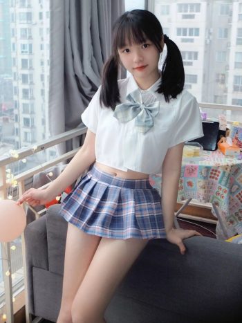 图片[7]-网格丝袜的清纯双马尾小姑娘-街头图