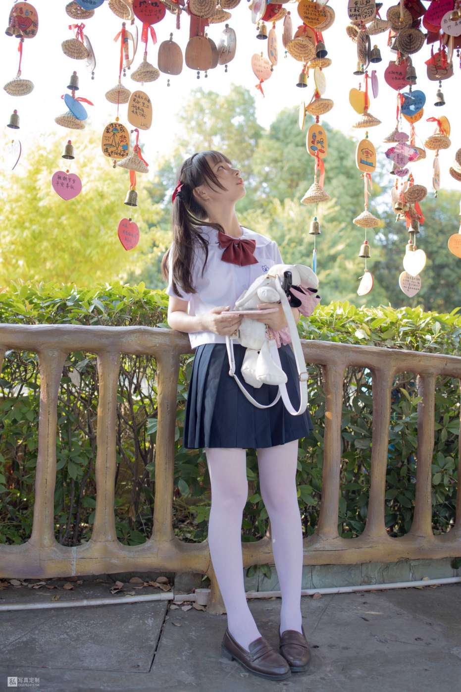 图片[5]-眼神好清澈的双马尾白丝女孩【75P】20019-街头图