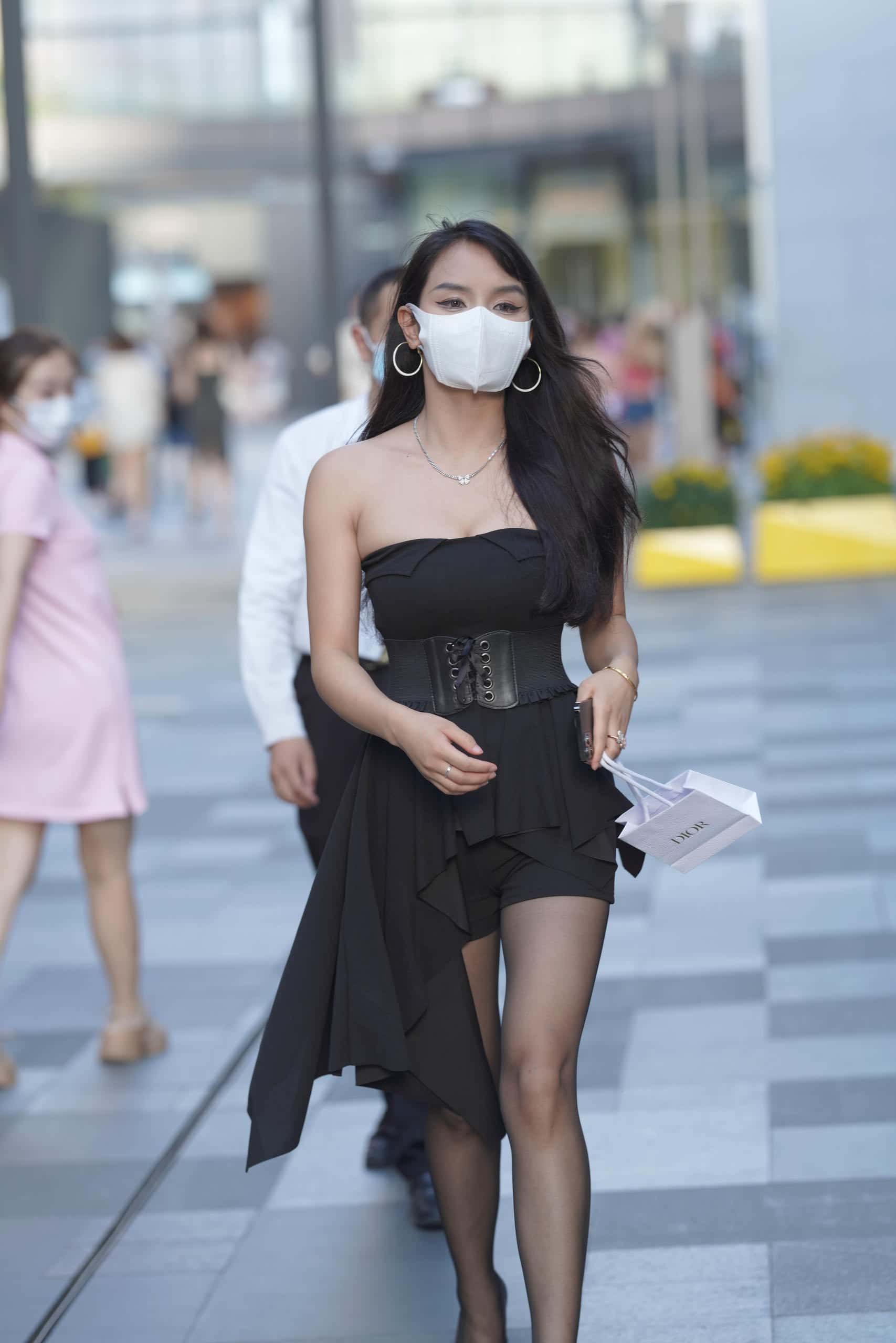 图片[1]-P3050 黑丝时尚靓女【147P】-街头图