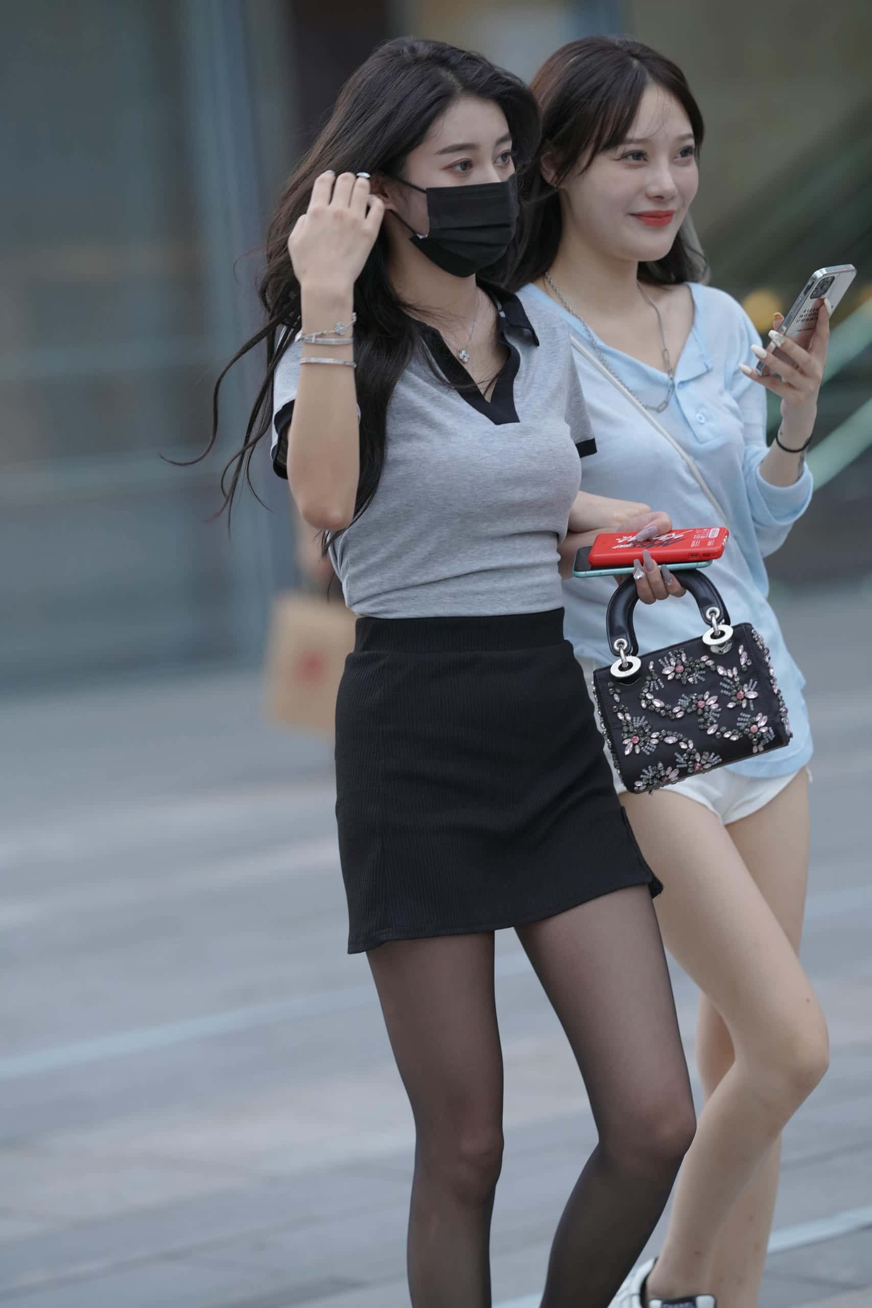 图片[2]-P0283 漂亮的黑丝美女【90P1V】1.29GB-街头图