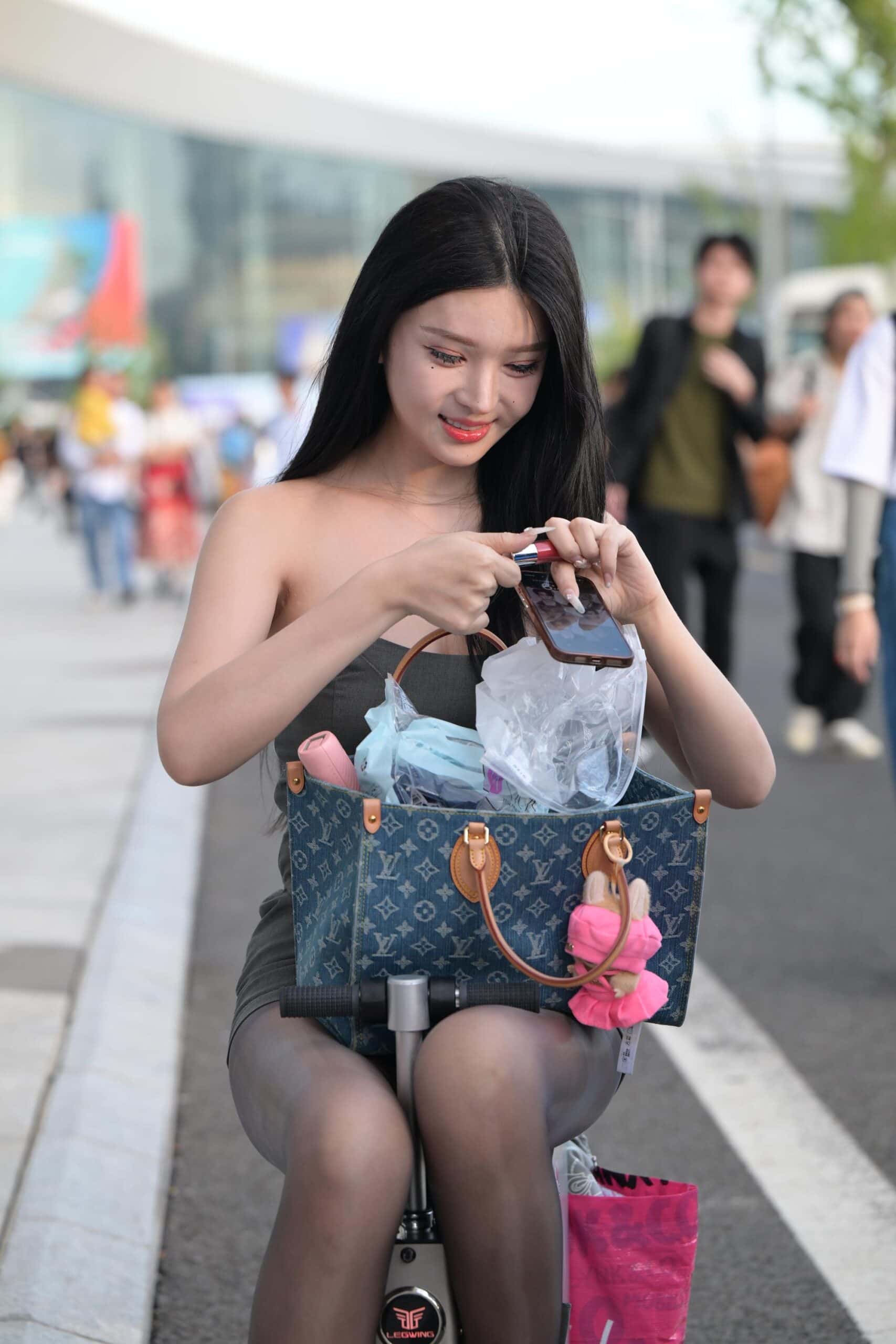 图片[3]-P3154 油亮黑丝大长腿 【188P】-街头图